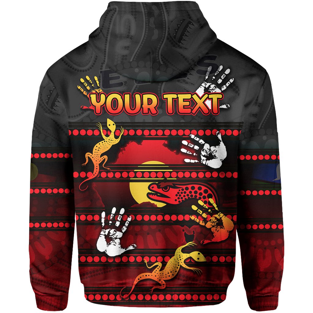 custom-personalised-naidoc-parramatta-eels-hoodie-aboriginal-patterns-style-black