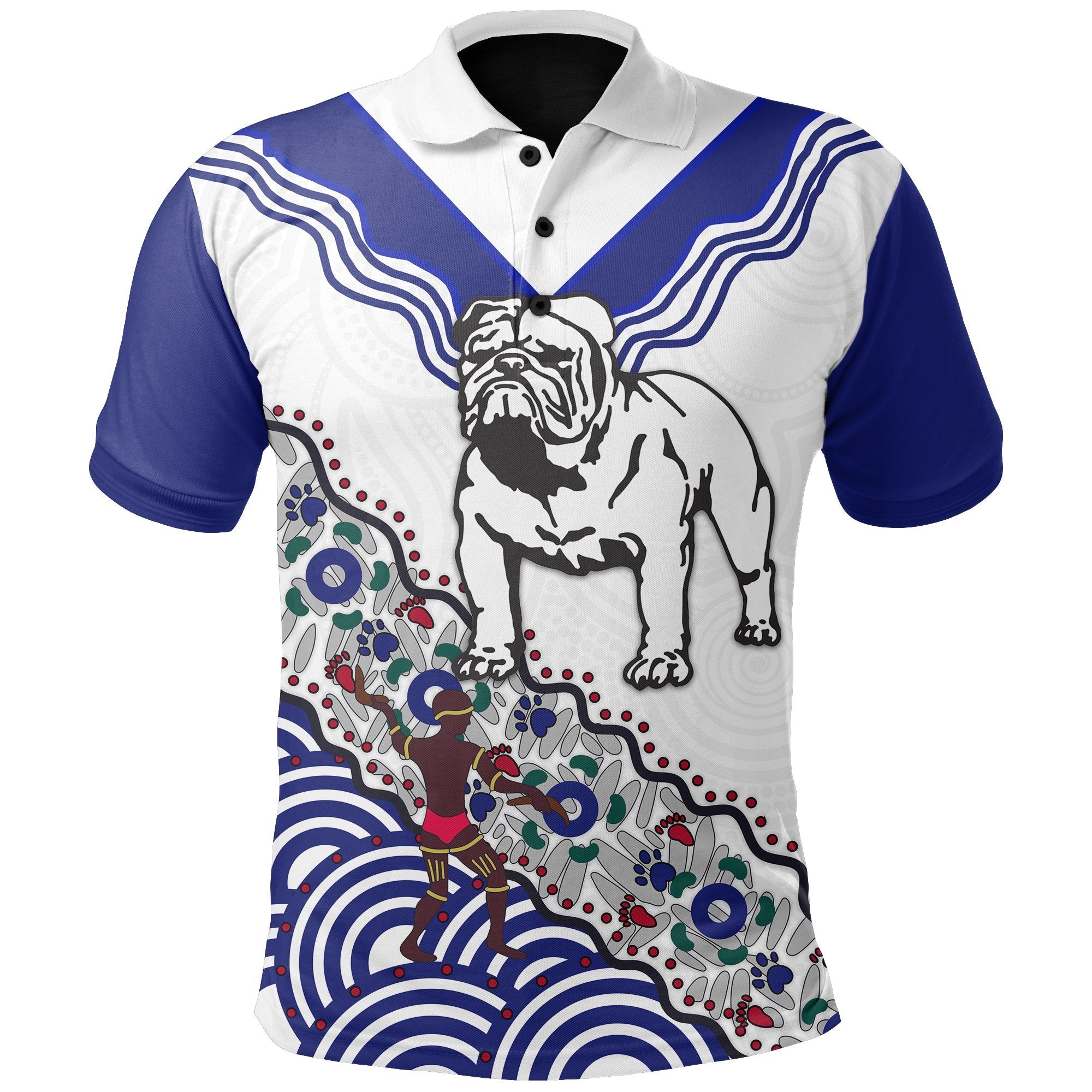 bulldogs-polo-shirt-indigenous