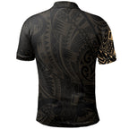 aotearoa-polo-shirt-hongi-tattoo-gold