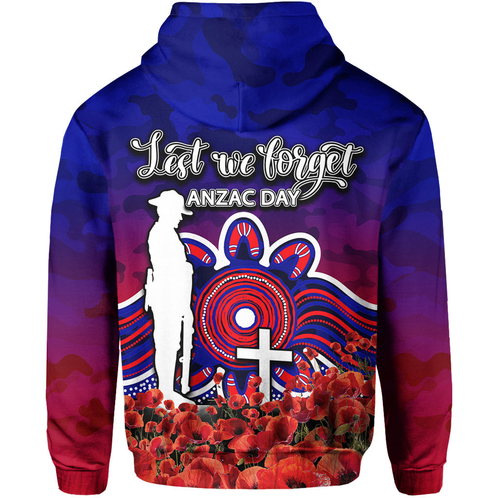 newcastle-knights-hoodie-anzac-day-poppy-flowers-with-army-patterns
