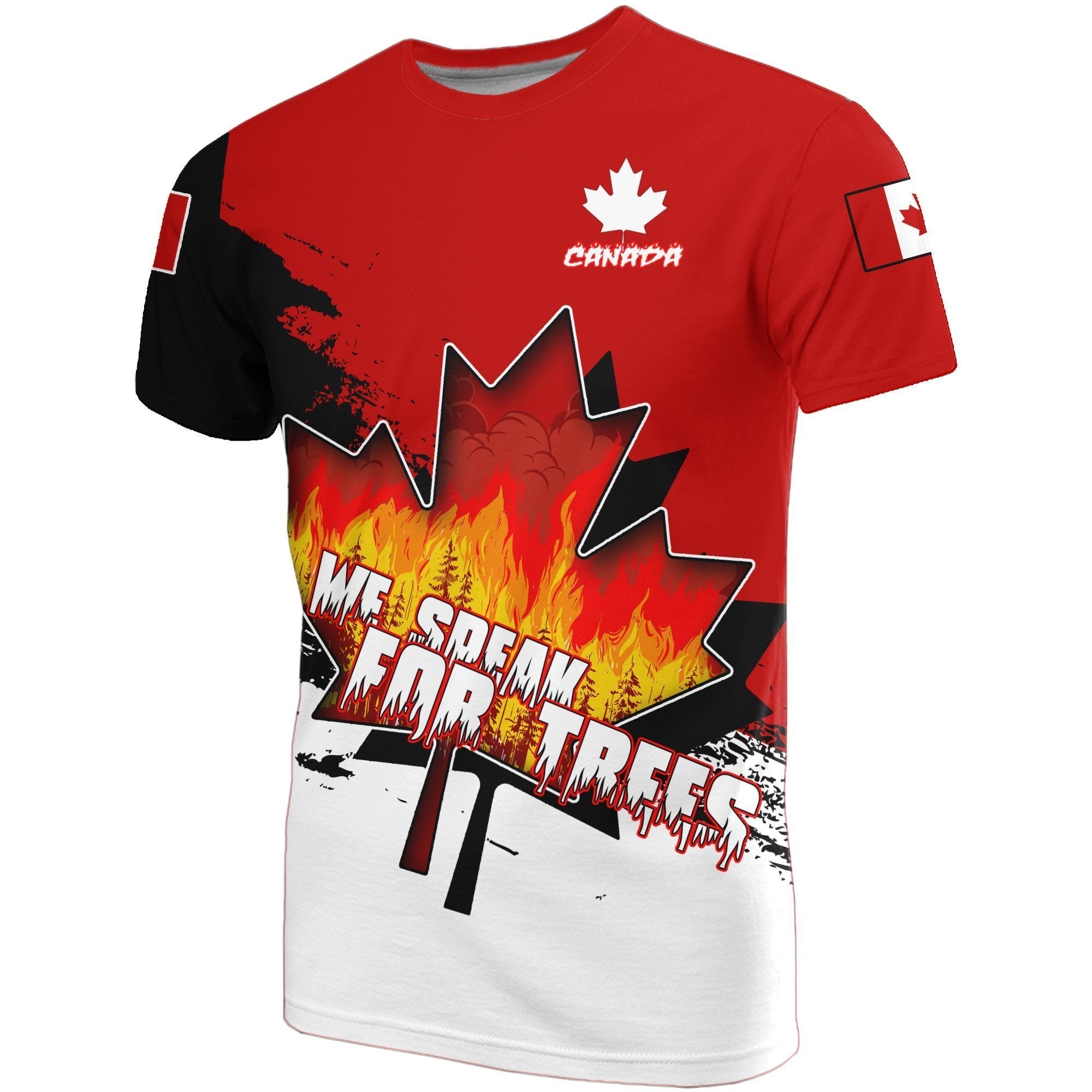 canada-t-shirt-we-speak-for-trees