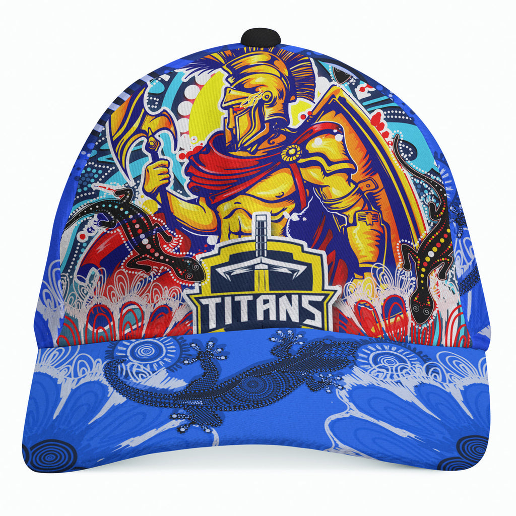titans-aboriginal-custom-rugby-cap-the-indigenous-titans-warriors-with-aboriginal-lizard-and-sun