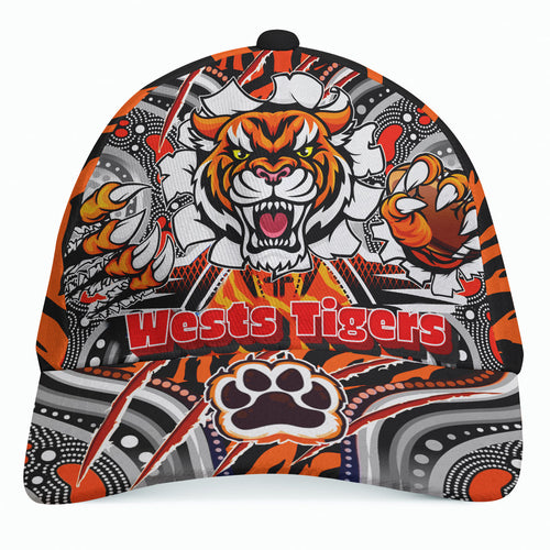 tigers-rugby-custom-aboriginal-cap-super-indigenous-tigers-scratch-style