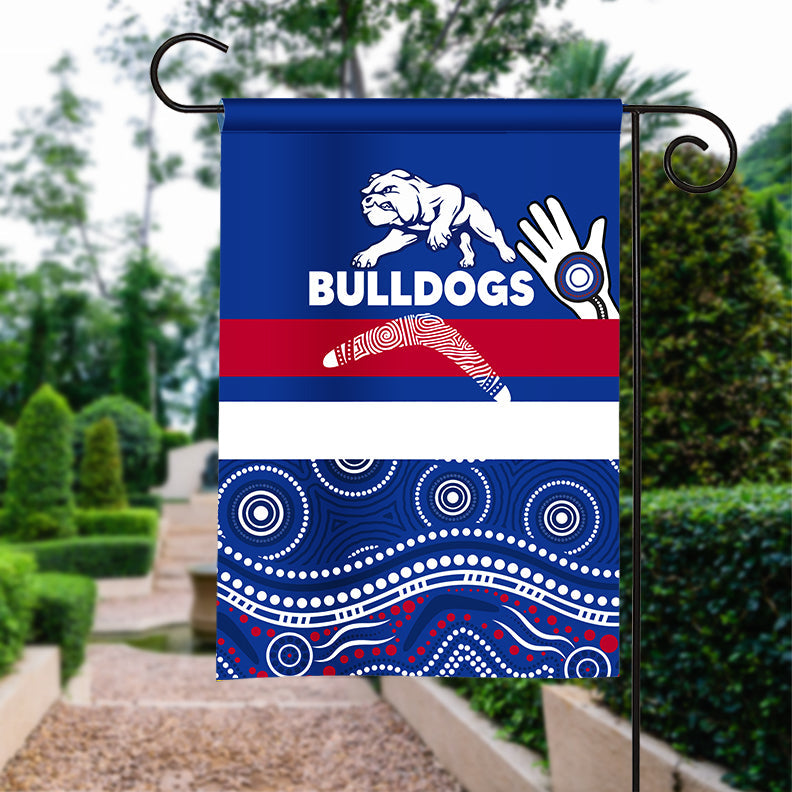 western-bulldogs-flag-aboriginal-dot-painting