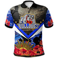 bulldogs-rugby-polo-shirt-custom-anzac-bulldogs-with-remembrance-poppy-aboriginal-polo-shirt-1