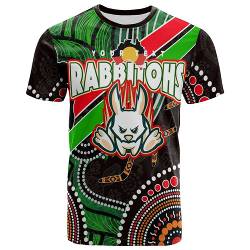 rabbitohs-rugby-t-shirt-custom-rabbitohs-aboriginal-dreaming-patterns-australia-culture-t-shirt