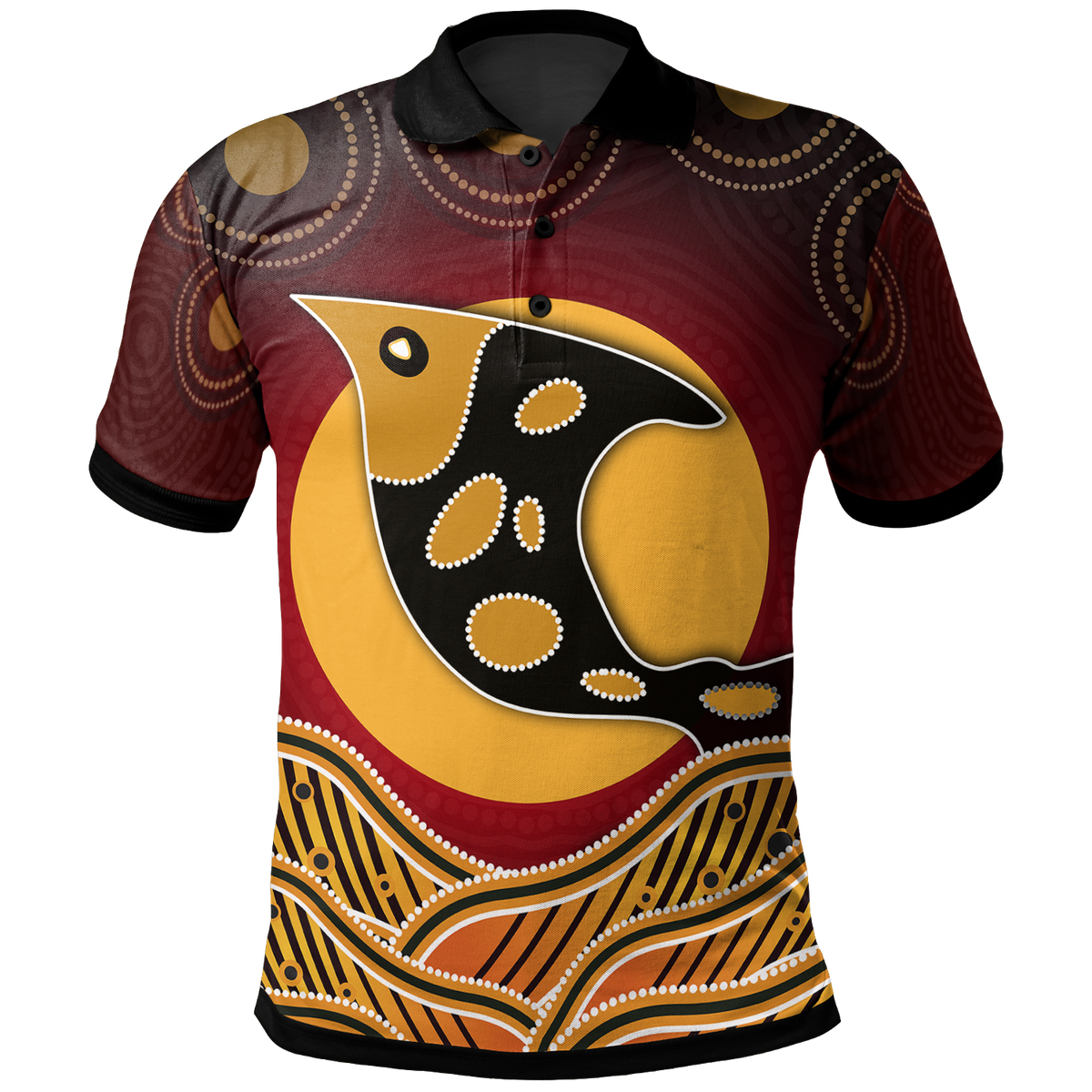 polo-shirt-aboriginal-dot-patterns-fish