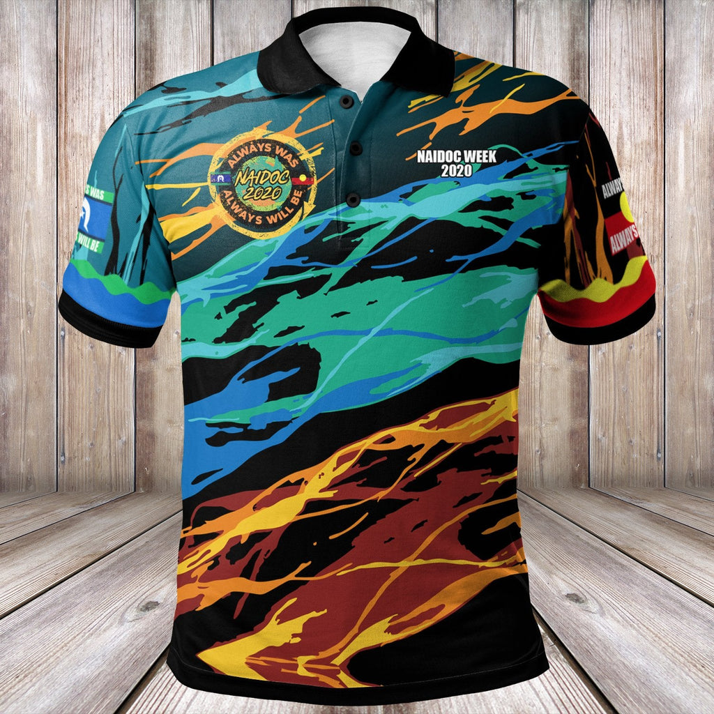 custom-text-polo-shirts-naidoc-always-was-always-will-be