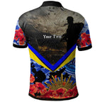 cowboys-rugby-polo-shirt-aboriginal-anzac-day-cowboys-with-poppy-flower-indigenous-polo-shirt