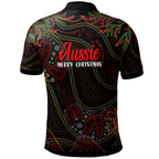 aboriginal-christmas-polo-shirt-custom-aussie-koala-christmas-tree-with-aboriginal-inspired-polo-shirt