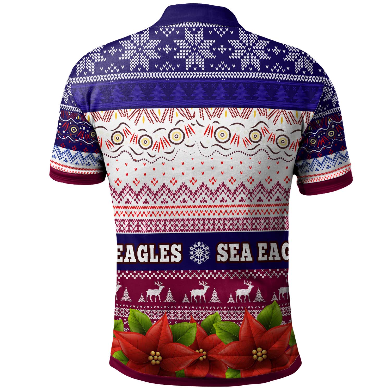 sea-eagles-rugby-chrstmas-polo-shirt-custom-sea-eagles-ugly-christmas-knitted-polo-shirt