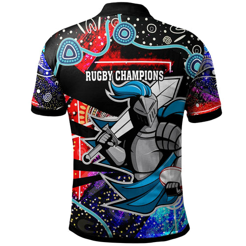 knights-rugby-polo-shirt-custom-knights-rugby-league-team-with-aboriginal-culture-player-and-number-polo-shirt