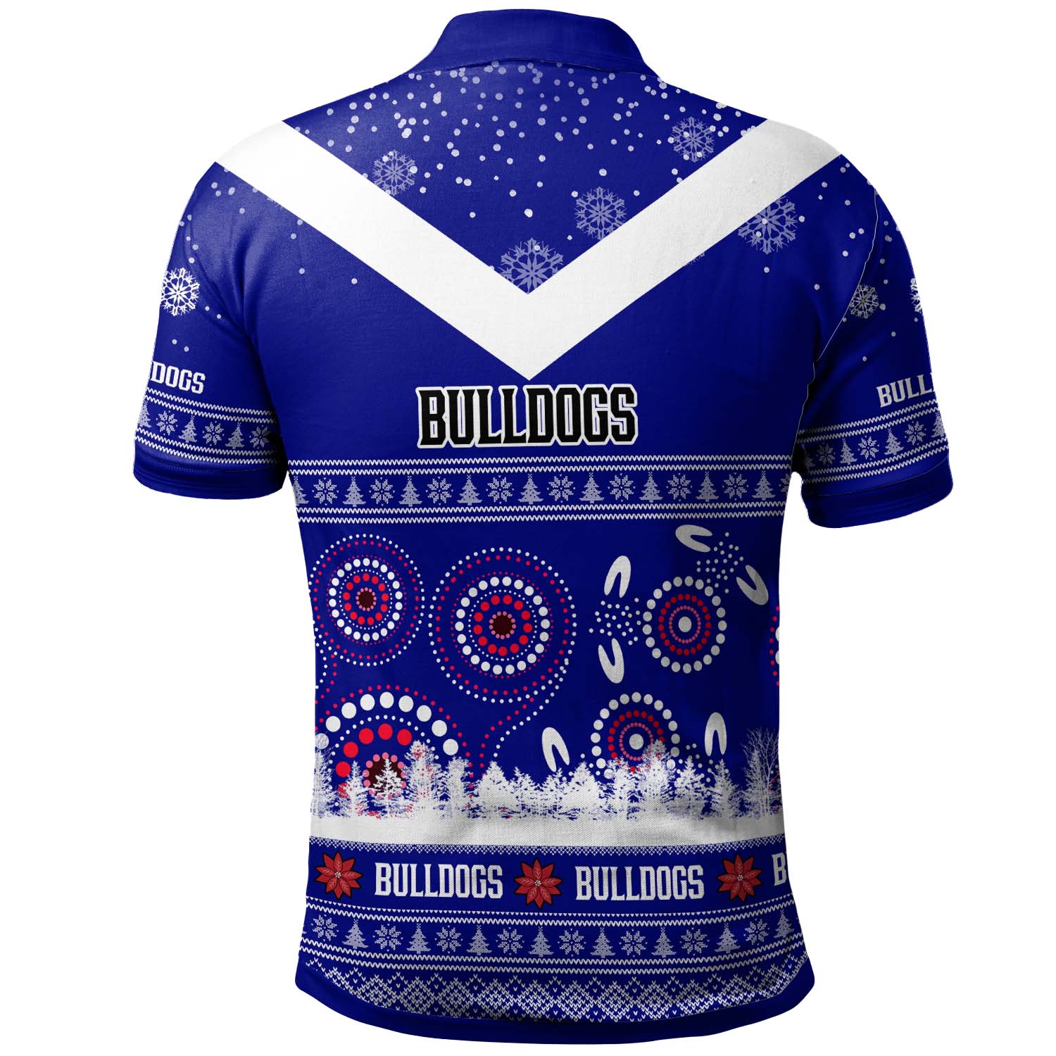 bulldogs-rugby-christmas-polo-shirt-custom-bulldogs-ugly-christmas-and-aboriginal-patterns-polo-shirt