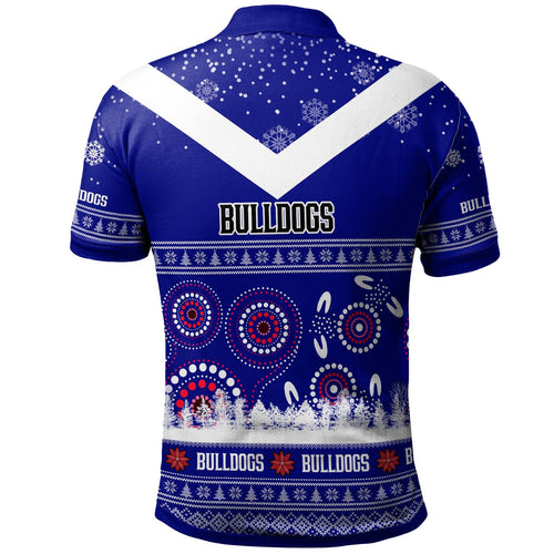 bulldogs-rugby-christmas-polo-shirt-custom-bulldogs-ugly-christmas-and-aboriginal-patterns-polo-shirt