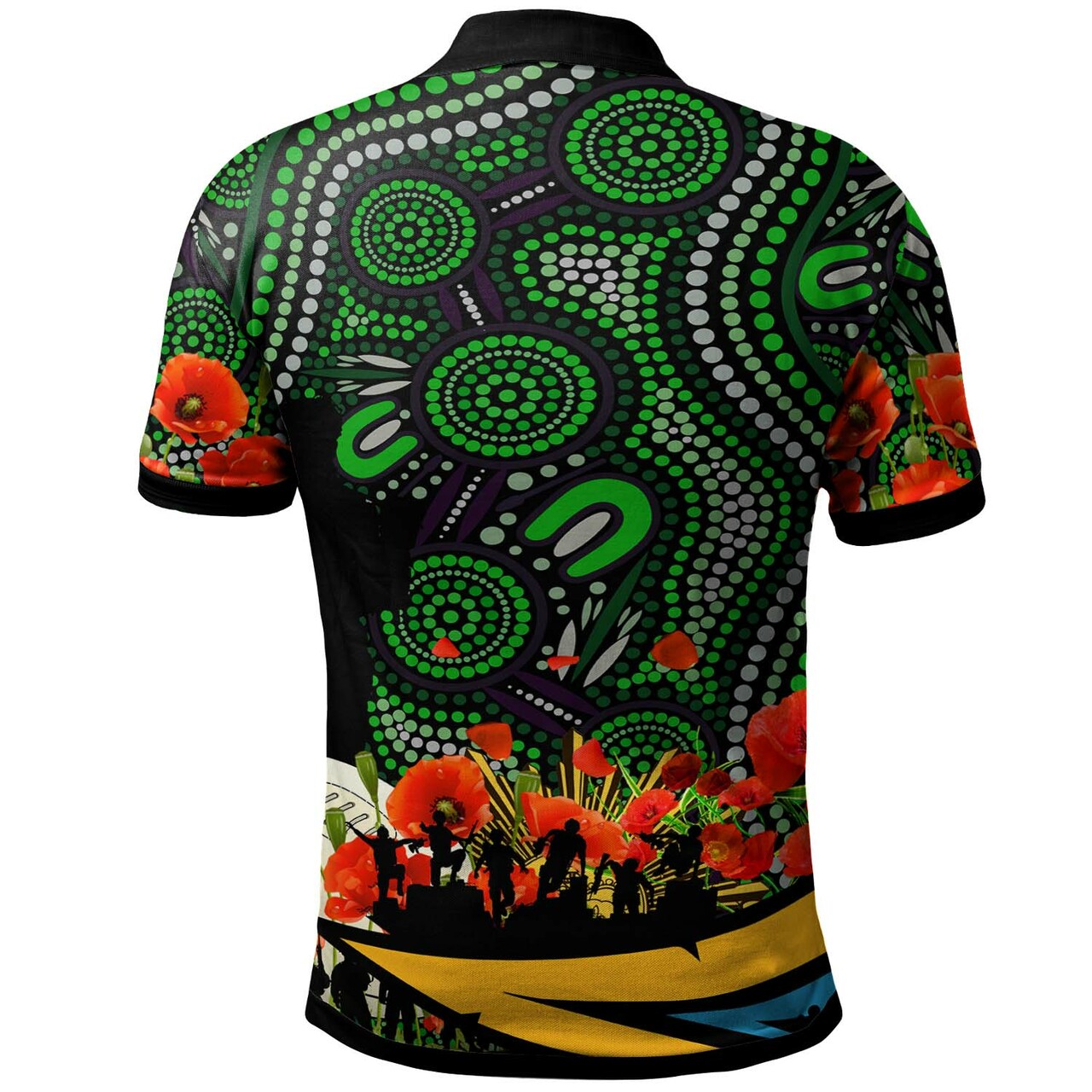 eels-rugby-polo-shirt-custom-anzac-eels-aboriginal-with-flower-polo-shirt