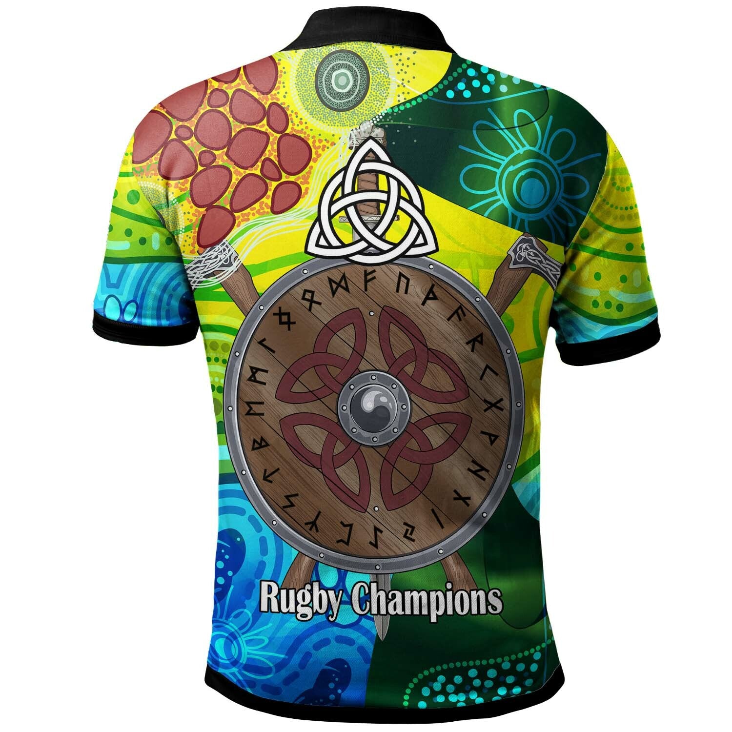 raiders-rugby-polo-shirt-custom-vikings-pride-with-aboriginal-dot-painting-style-player-and-number-polo-shirt