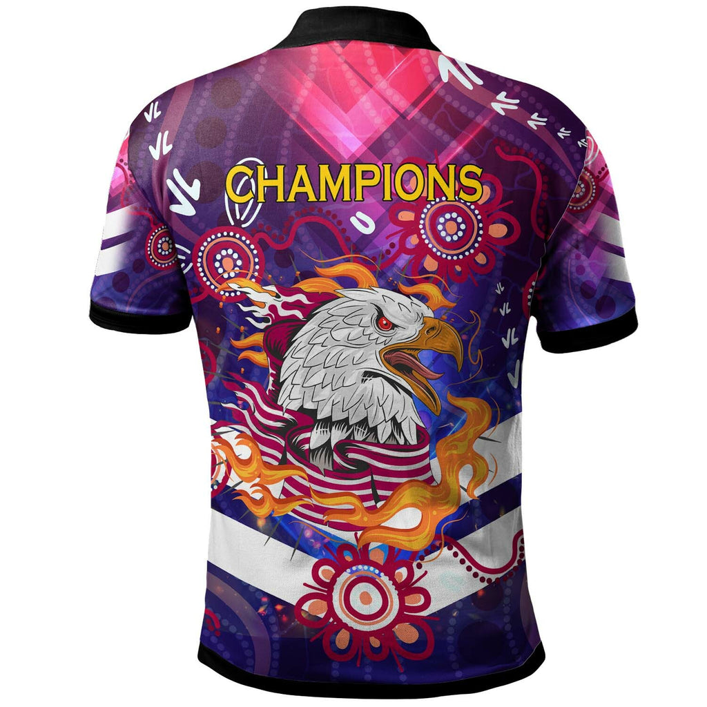 sea-eagles-rugby-polo-shirt-custom-sea-eagles-champions-with-aboriginal-abstract-dot-painting-player-and-number-polo-shirt