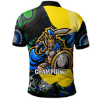 nrlw-titans-rugby-polo-shirt-custom-titans-rugby-aboriginal-dot-painting-player-and-number-woman-polo-shirt