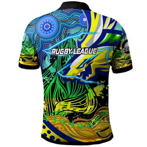 eels-rugby-polo-shirt-custom-paramata-electric-eels-with-aboriginal-dot-painting-player-and-number-polo-shirt