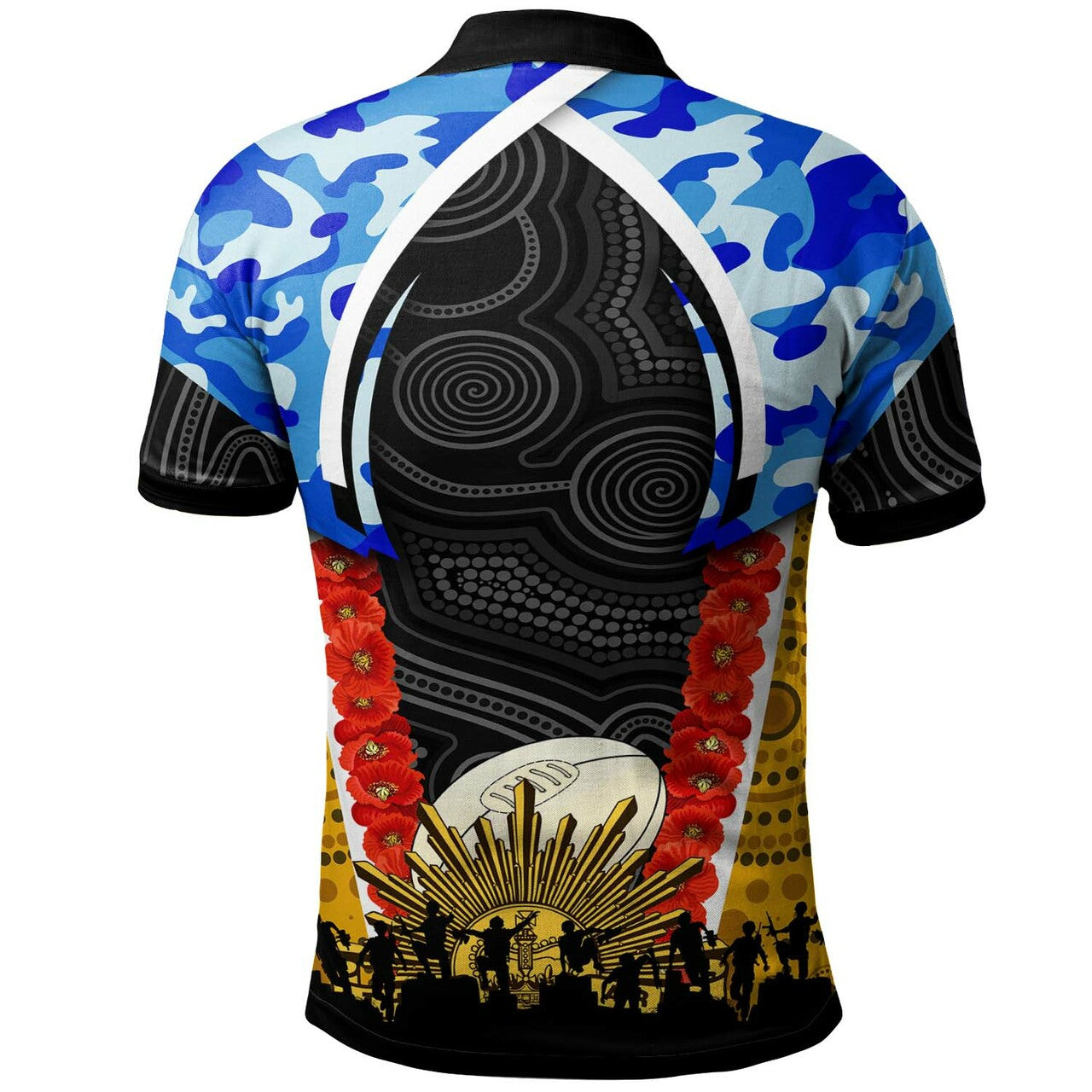 titans-rugby-polo-shirt-custom-anzac-gold-coast-titans-aboriginal-pattern-polo-shirt