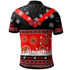stgeorge-rugby-christmas-polo-shirt-custom-dragons-ugly-christmas-and-aboriginal-patterns-polo-shirt