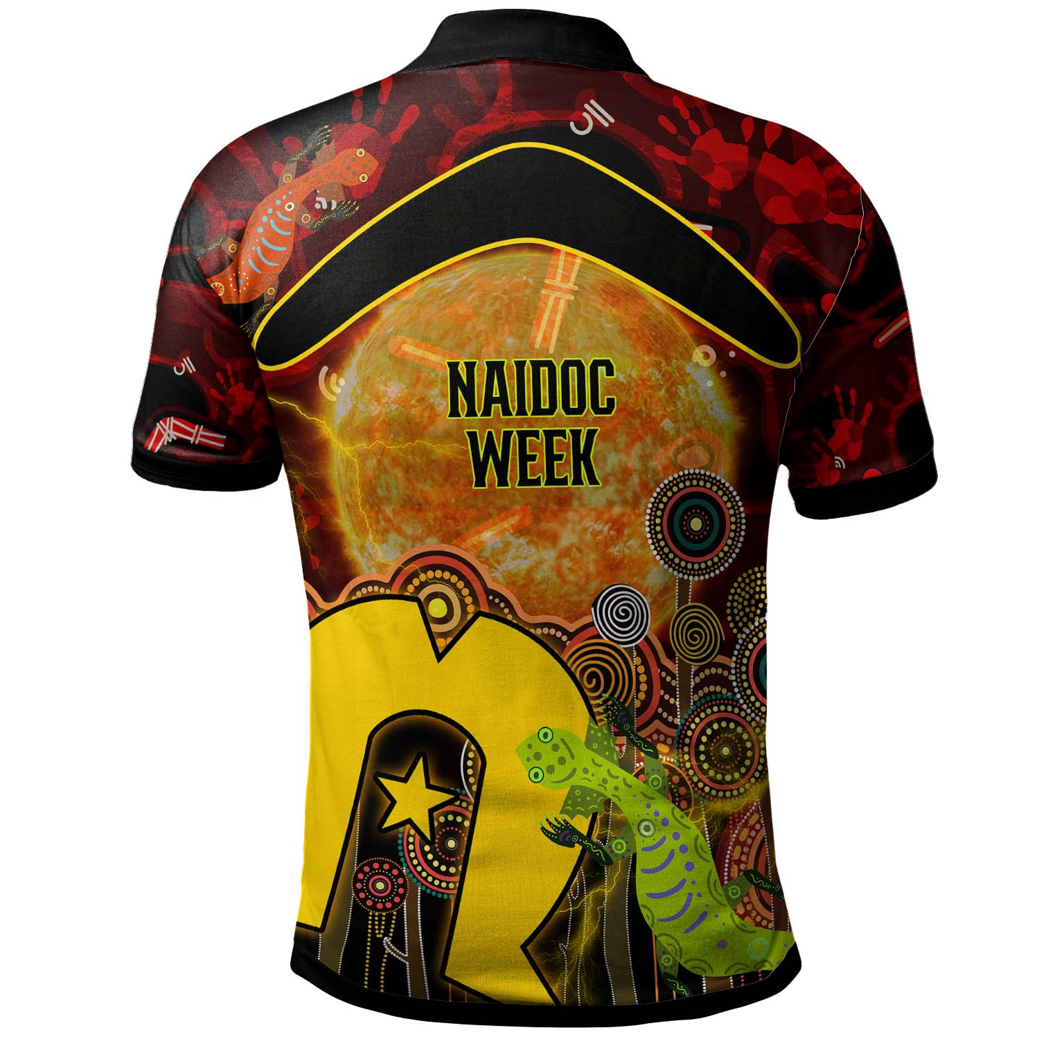 australia-naidoc-week-2023-polo-shirt-boomerang-aboriginal-inspired-naidoc-week-and-torres-strait-flag-get-up-stand-up-show-up-polo-shirt