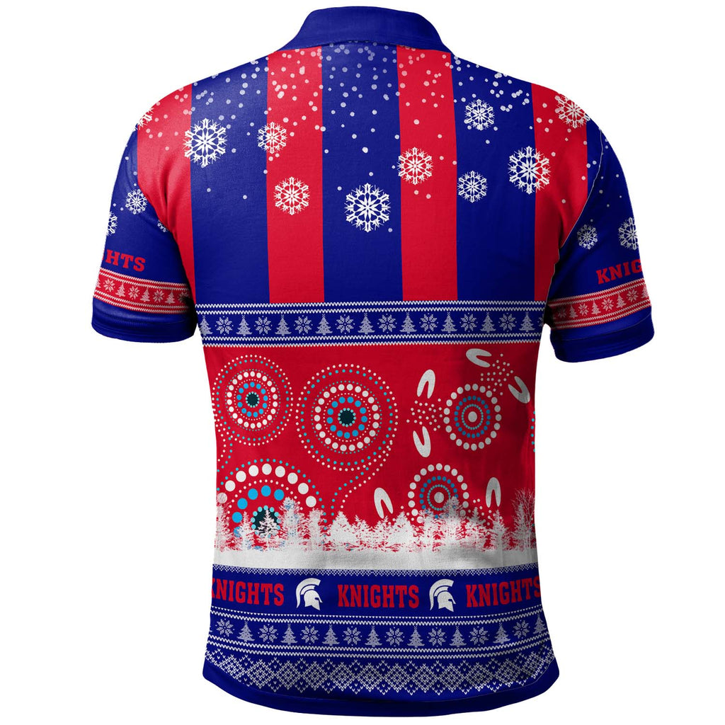 knights-rugby-christmas-polo-shirt-custom-knights-ugly-christmas-and-aboriginal-patterns-polo-shirt