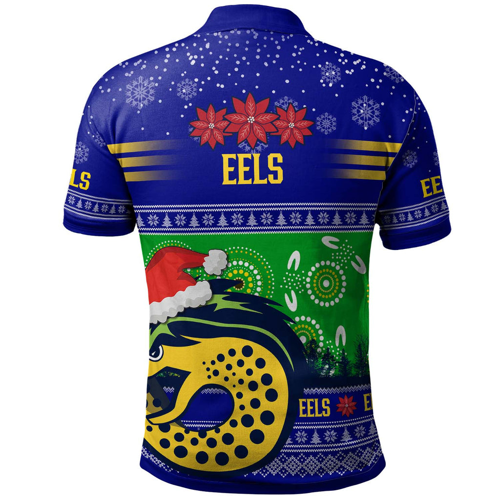 eels-rugby-christmas-polo-shirt-custom-eels-ugly-christmas-and-aboriginal-patterns-polo-shirt