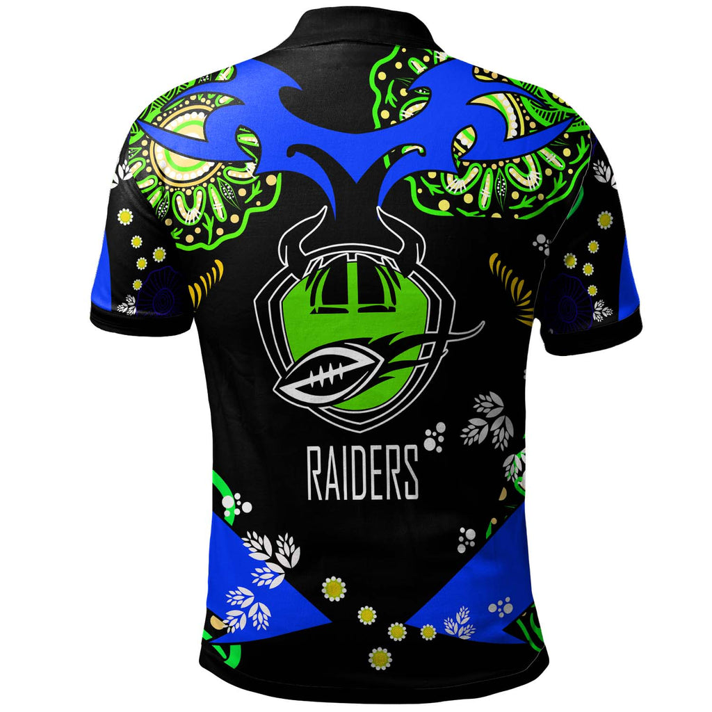raiders-rugby-polo-shirt-custom-personalised-raiders-with-aboriginal-culture-league-rugby-team-player-and-number-polo-shirt