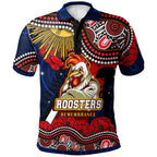 roosters-rugby-polo-shirt-custom-anzac-day-sydney-roosters-aboriginal-culture-polo-shirt