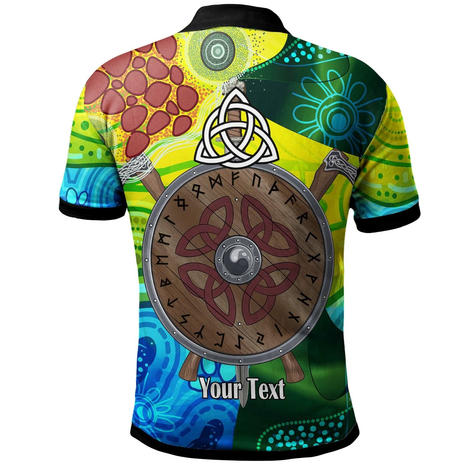 raiders-rugby-polo-shirt-custom-vikings-pride-with-aboriginal-dot-painting-style-player-and-number-polo-shirt