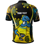 nrlw-eels-rugby-polo-shirt-custom-eels-womens-rugby-league-with-aboriginal-dot-painting-player-and-number-polo-shirt