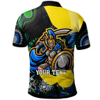 nrlw-titans-rugby-polo-shirt-custom-titans-rugby-aboriginal-dot-painting-player-and-number-woman-polo-shirt