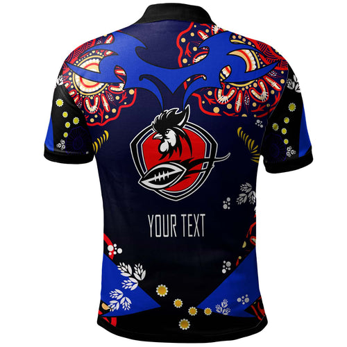 roosters-rugby-polo-shirt-custom-personalised-roosters-easts-to-the-championship-aboriginal-player-and-number-polo-shirt
