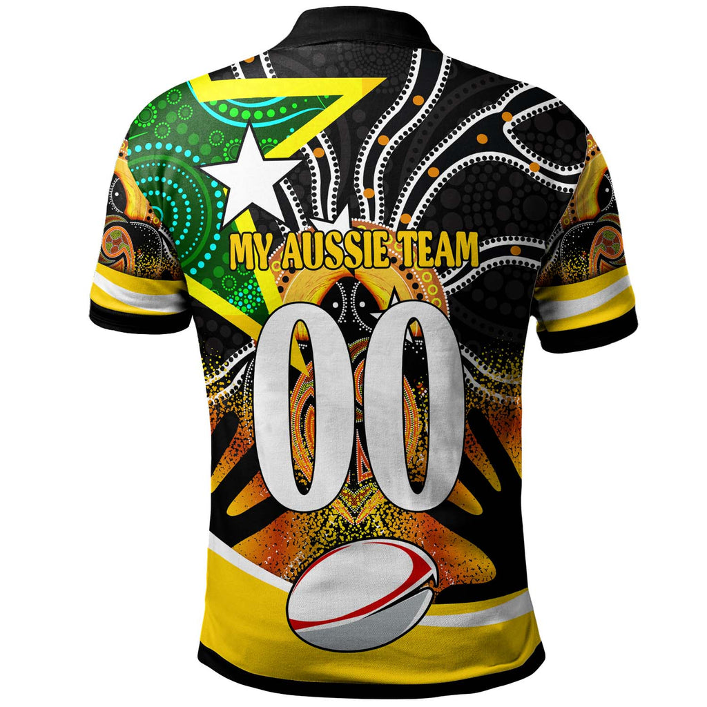 kangaroos-rugby-polo-shirt-custom-kangraroo-australian-rugby-league-go-the-roos-indigenous-player-and-number-polo-shirt