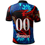 roosters-rugby-polo-shirt-custom-roosters-mascot-with-rugby-aboriginal-dot-painting-player-and-number-polo-shirt