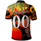 nrlw-stgeorge-rugby-polo-shirt-custom-cute-dragons-with-aboriginal-dot-painting-style-player-and-number-woman-polo-shirt