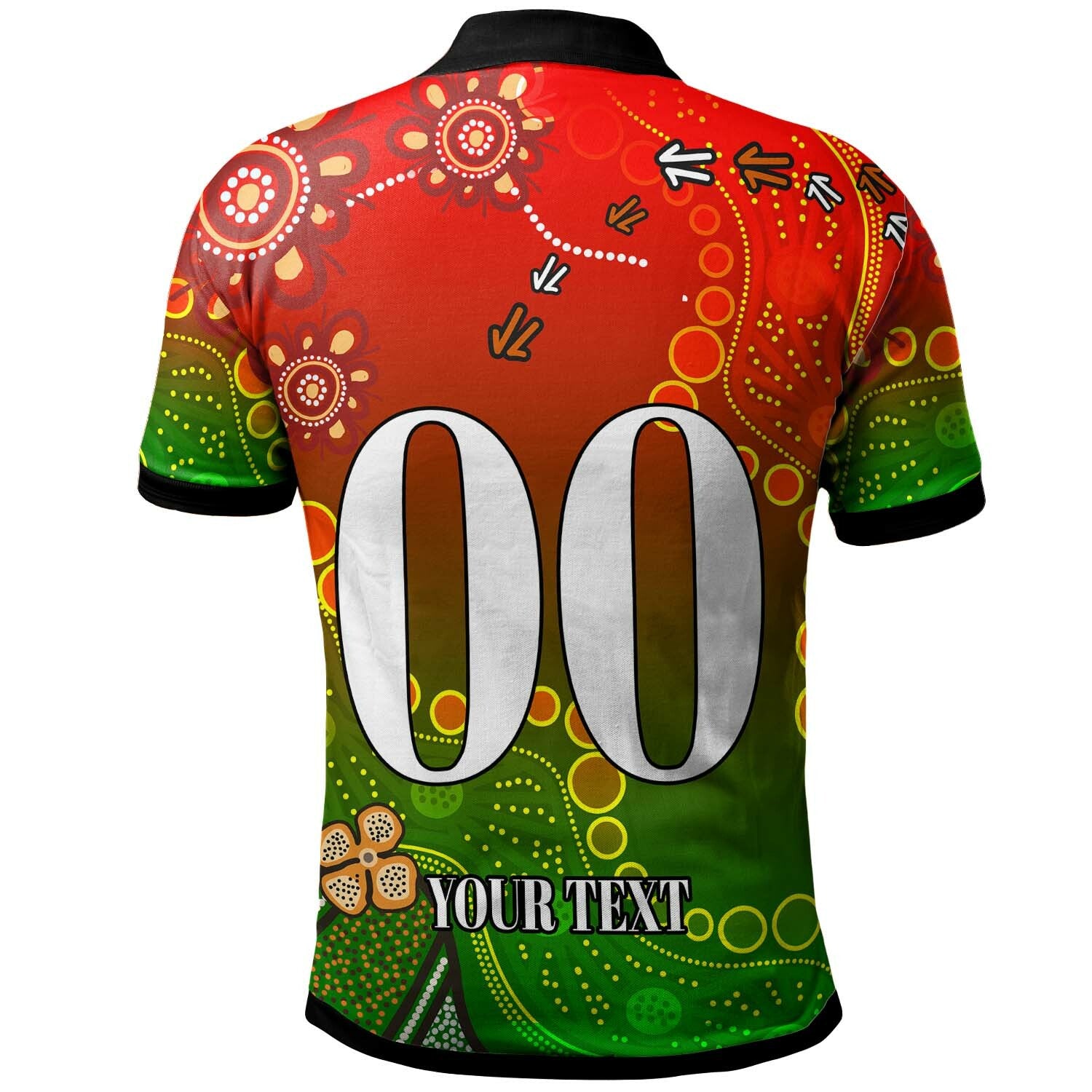 rabbitohs-rugby-polo-shirt-custom-100-south-rabbitohs-premiership-rugby-with-aboriginal-culture-player-and-number-polo-shirt