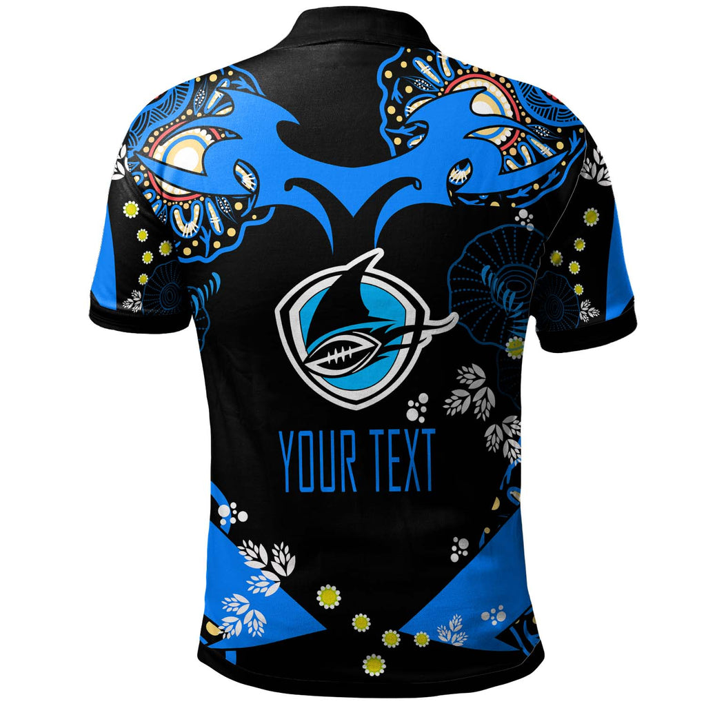 sharks-rugby-polo-shirt-custom-personalised-sharkies-forever-with-aboriginal-culture-league-rugby-team-polo-shirt