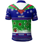 warriors-rugby-christmas-polo-shirt-custom-warriors-ugly-christmas-and-aboriginal-patterns-polo-shirt