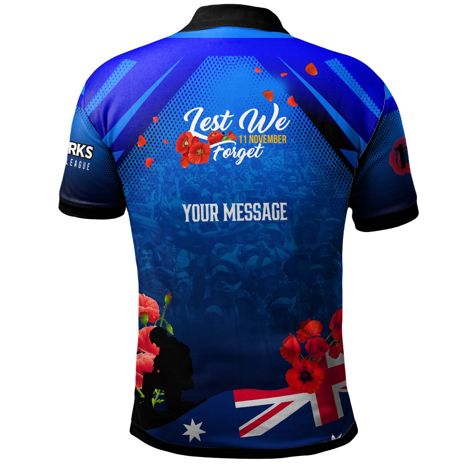 sharks-rugby-polo-shirt-custom-sharks-remembrance-day-lest-we-forget-poppies-polo-shirt
