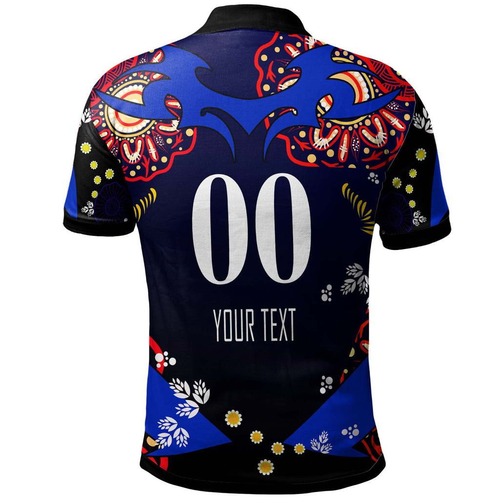 roosters-rugby-polo-shirt-custom-personalised-roosters-easts-to-the-championship-aboriginal-player-and-number-polo-shirt