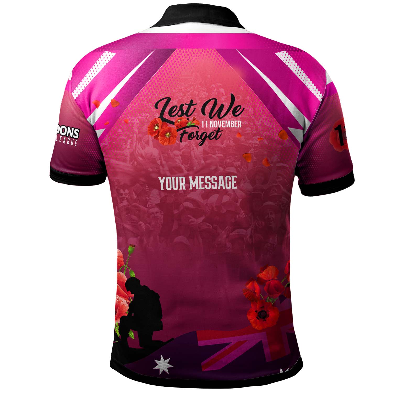 maroons-rugby-polo-shirt-custom-maroons-remembrance-day-lest-we-forget-poppies-polo-shirt