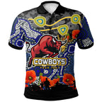 cowboys-rugby-polo-shirt-custom-anzac-day-north-queensland-cowboys-aboriginal-culture-polo-shirt