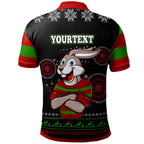 rabbitohs-rugby-christmas-polo-shirt-custom-rabbitohs-ugly-christmas-knitted-polo-shirt