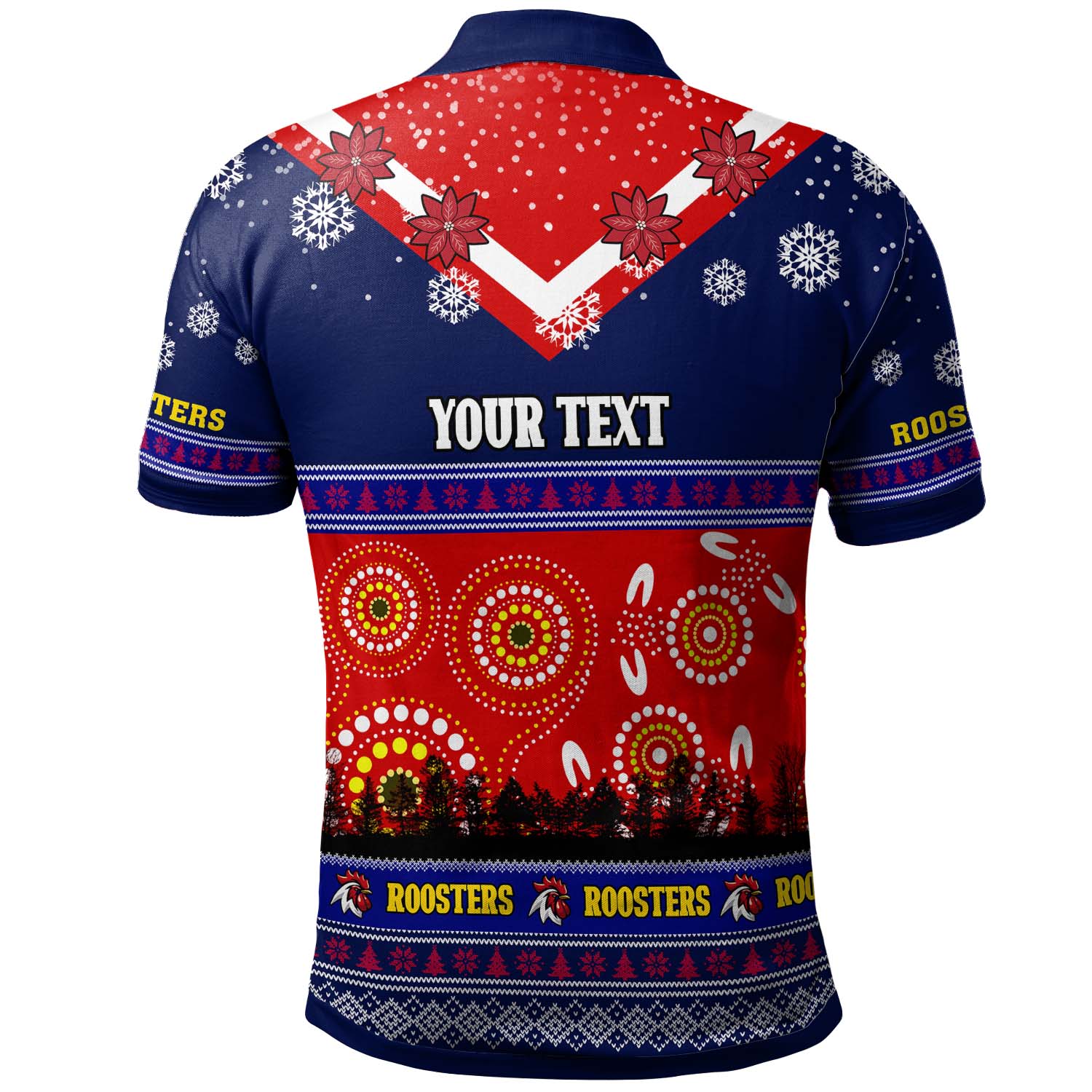 roosters-rugby-christmas-polo-shirt-custom-roosters-ugly-christmas-and-aboriginal-patterns-polo-shirt