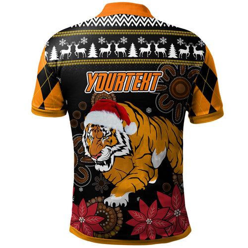 tigers-rugby-christmas-polo-shirt-custom-tigers-merry-christmas-aboriginal-polo-shirt