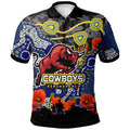 cowboys-rugby-polo-shirt-custom-anzac-day-north-queensland-cowboys-aboriginal-culture-polo-shirt
