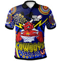 cowboys-rugby-polo-shirt-custom-cowboys-bulls-with-aboriginal-dot-painting-player-and-number-polo-shirt
