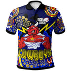 cowboys-rugby-polo-shirt-custom-cowboys-bulls-with-aboriginal-dot-painting-player-and-number-polo-shirt